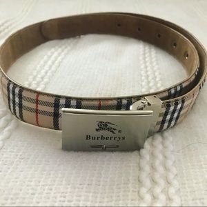 Plaque Vintage Checkered Belt